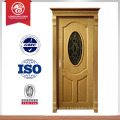 37,5 po x 81,625 po. Silverdale Brass Full Oval Lite Medium Oak Fiberglass Prehung Front Door